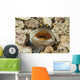 Gold-specs Jawfish Its Hole Horizontal Wall Decal