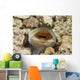 Gold-specs Jawfish Its Hole Horizontal Wall Decal