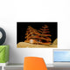 Pair Orange and Red Wall Decal