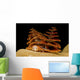 Pair Orange and Red Wall Decal