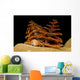 Pair Orange and Red Wall Decal