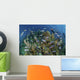Divers Exploring Caribbean Reef Wall Decal