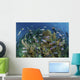 Divers Exploring Caribbean Reef Wall Decal