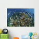 Divers Exploring Caribbean Reef Wall Decal