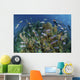 Divers Exploring Caribbean Reef Wall Decal