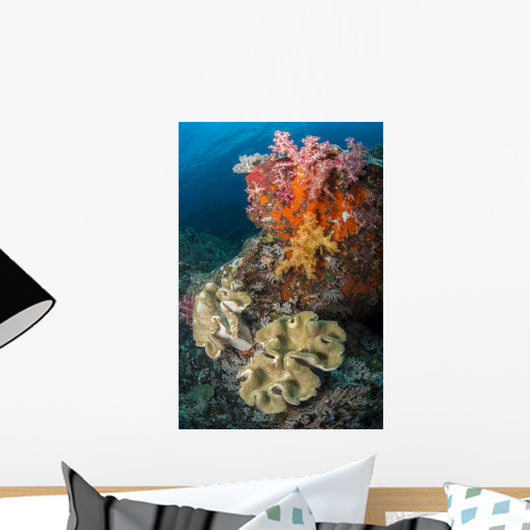 Colorful Reef Scene Wall Decal