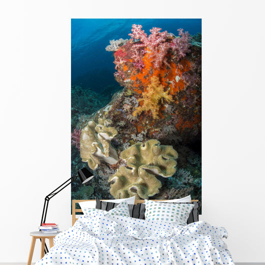 Colorful Reef Scene Wall Decal