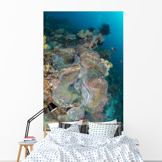 Colorful Reef Scene Landscape Wall Decal