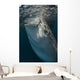 Large Whale Shark Siphoning Vertical Wall Decal