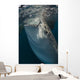 Large Whale Shark Siphoning Vertical Wall Decal