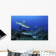 Caribbean Reef Sharks Swimming Together Wall Decal