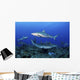 Caribbean Reef Sharks Swimming Wall Decal