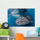 Pair Whale Sharks Barrelling Wall Decal