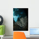 White Black Coral Bush Wall Decal
