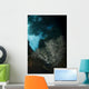 White Black Coral Bush Wall Decal