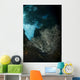 White Black Coral Bush Wall Decal