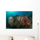 Colorful Reef with Gorgonian Wall Decal