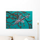 Red and White Ornate Blue-Green Wall Decal