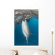 Whale Shark Sucking Fishing Wall Decal