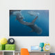 Four Whale Sharks Swimming Wall Decal