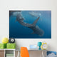 Four Whale Sharks Swimming Wall Decal