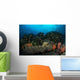 Colorful Reef Scene Orange Wall Decal