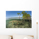 American Saltwater Crocodile Swimming Wall Decal