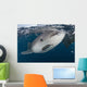 Whale Shark Swimming near Surface Wall Decal