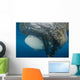Whale Shark Swimming around Net Wall Decal