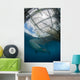 Whale Shark Swimming Up near Boat Wall Decal
