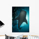 Whale Shark Swimming up Wall Decal