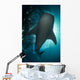 Whale Shark Swimming up Wall Decal