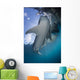 Whale Shark and Remora Wall Decal