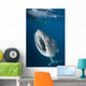 Whale Shark with Mouth Vertical Wall Decal