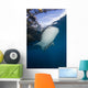 Whale Shark Swimming Vertical Wall Decal