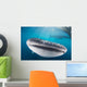 Whale Shark Swimming Horizontal Wall Decal