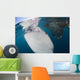 Close-up Whale Shark Breaching Left Wall Decal