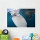 Close-up Whale Shark Breaching Left Wall Decal