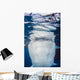 Whale Shark Breaching Surface Vertical Wall Decal