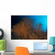 Orange and Black Coral Wall Decal