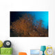 Orange and Black Coral Wall Decal