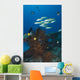 Yellow Butterflyfish and School Wall Decal
