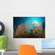Pair Orange Gorgonian Sea Wall Decal