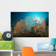 Pair Orange Gorgonian Sea Wall Decal