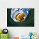 Golden Jellyfish Kakaban Lake Wall Decal