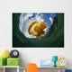Golden Jellyfish Kakaban Lake Wall Decal