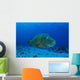 Large Napoleon Wrasse Blue Wall Decal