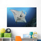 Massive White-bellied Reef Manta Wall Decal