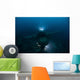 Diver Exploring Wreck Japanese Wall Decal