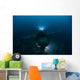 Diver Exploring Wreck Japanese Wall Decal